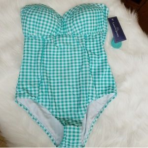 Lauren James One Piece Gingham Swimsuit